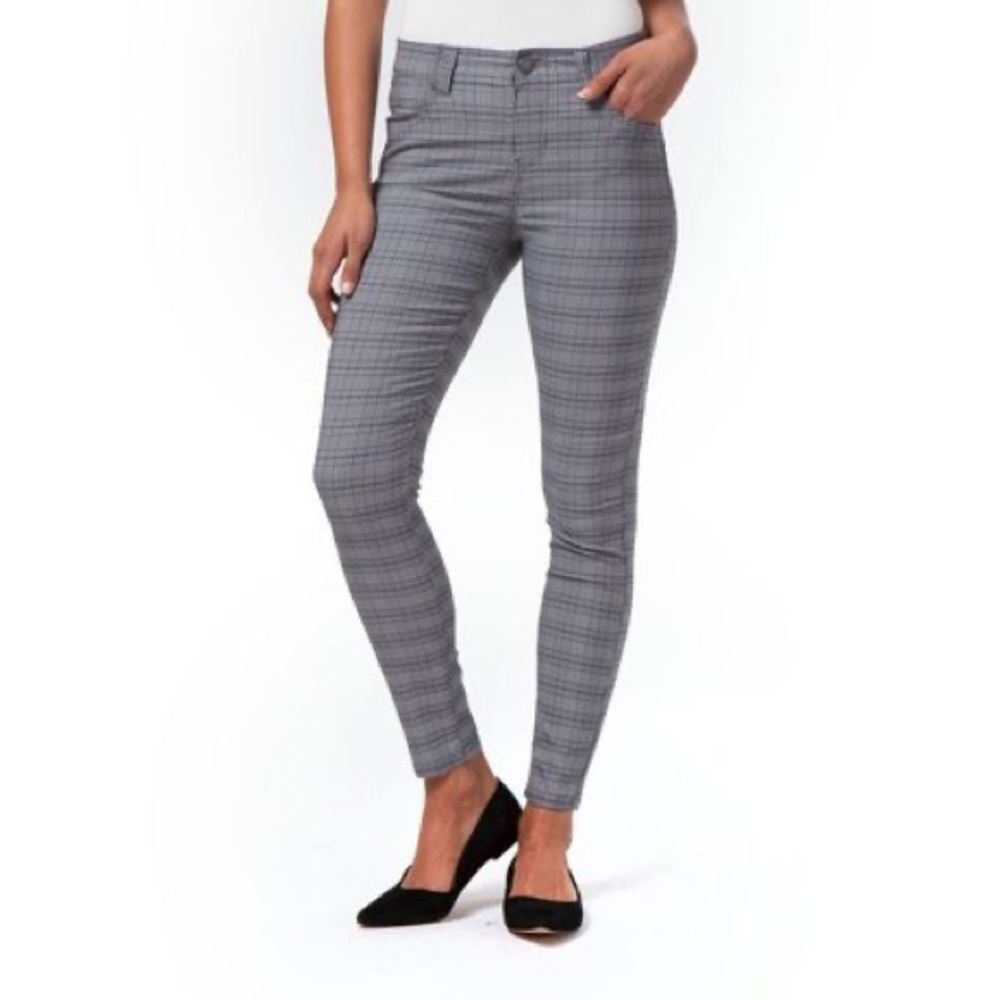 Jordache Size 14 Plaid Leggings